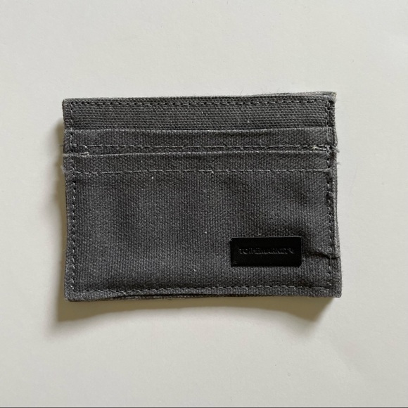 To The Market Grey Camo Slim Card Holder Wallet One Size - Picture 3 of 4